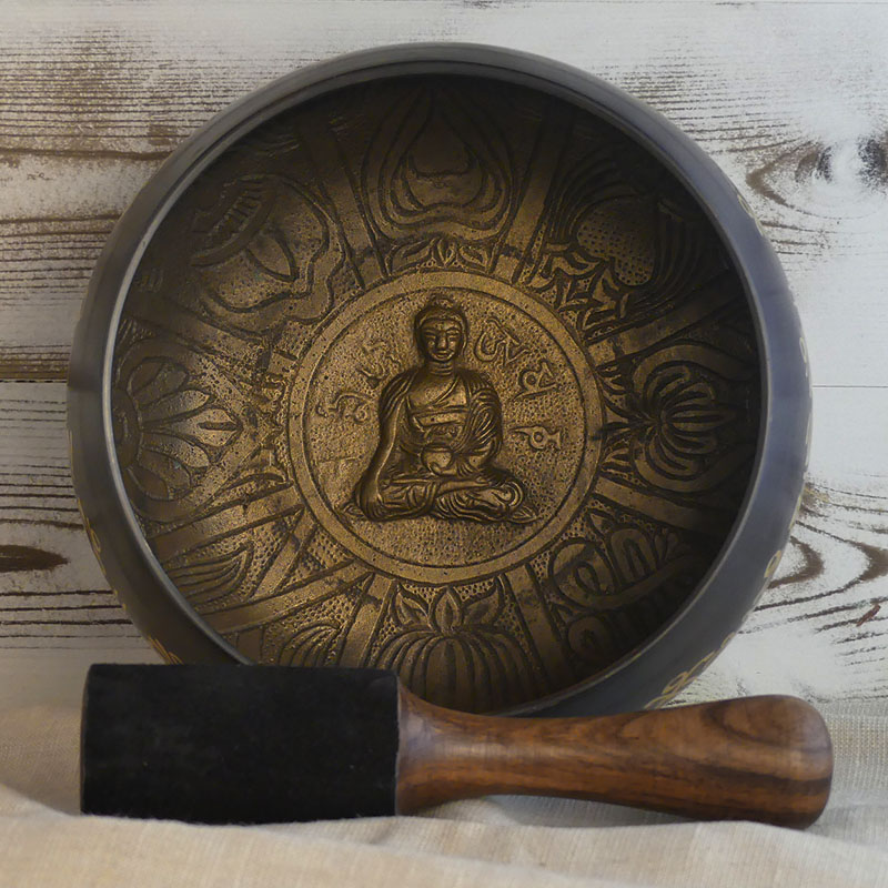 Cuenco Tibetano Master  Ø 17,5 cm de Cuencos tibetanos 5 metales